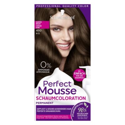 Schwarzkopf Perfect Mousse 450 4-5 Warm Brown