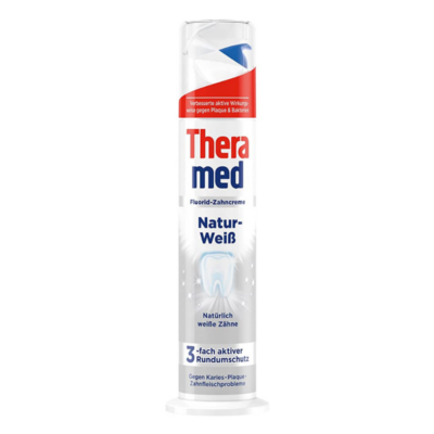 Theramed Toothpaste Nature White Dispenser