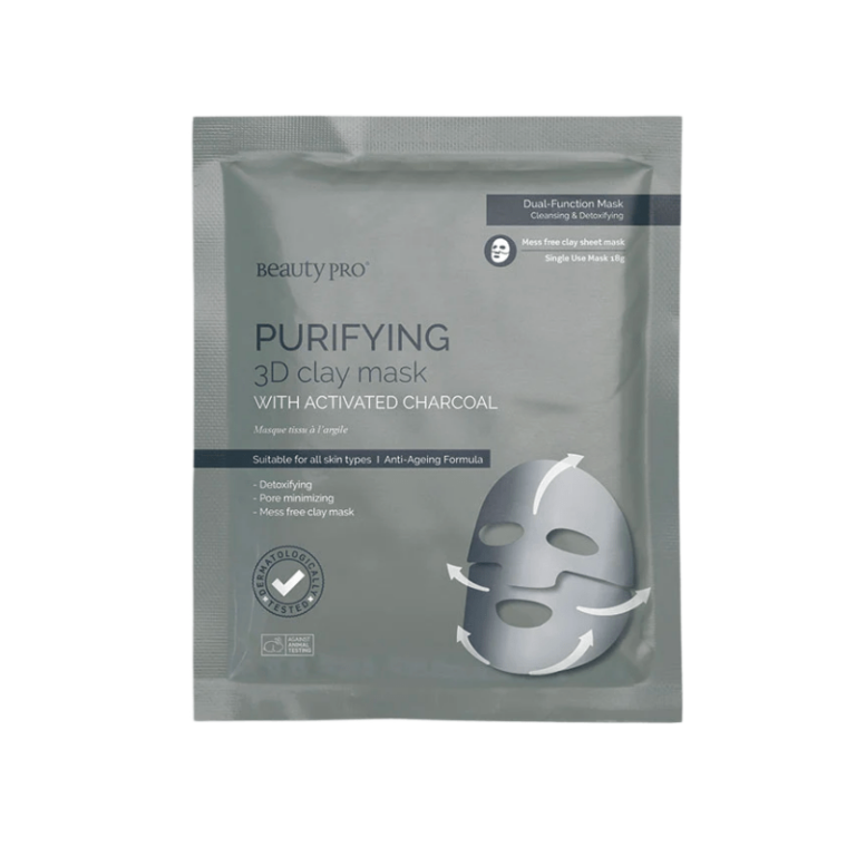 BeautyPro-Puryfying-3D-Clay-Sheet-Mask-With-Activated-Charcoal-1-piece