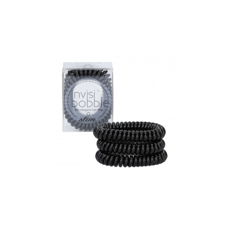 Invisibobble-Slim-Elegant-Hair-Ring-Black-3-pcs