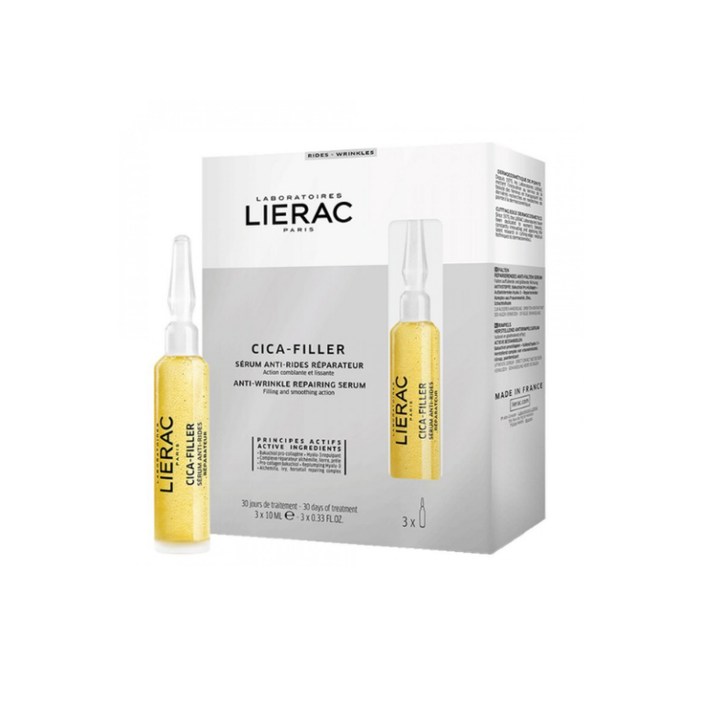 Lierac-CICA-Filler-Anti-Wrinkle-Repairing-Serum-3x10ml-Ampules-30-ml