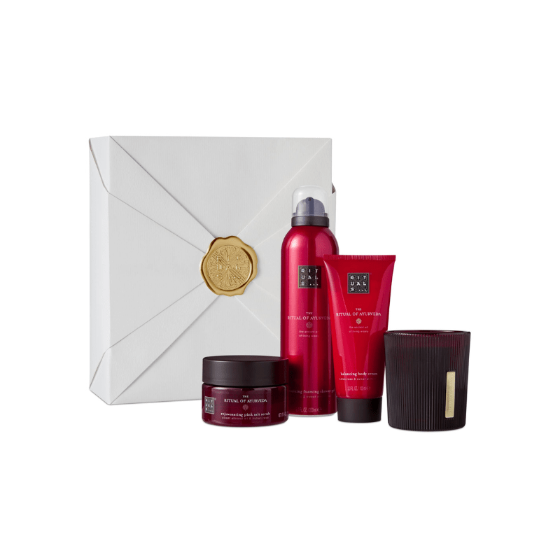 Rituals-Ayurveda-Set-Foaming-Shower-Gel-200ml-Body-Cream-100ml-Body-Scrub-125gr-Scented-Candle-140gr-565-ml